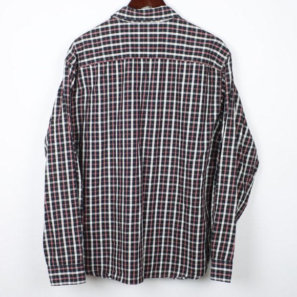 Tommy Hilfiger Jeans Mens XL Plaid Long Sleeve Button Shirt - Picture 3 of 5
